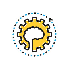 Multi color icon for improvement