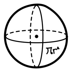 Hand Drawn Mathematics Element