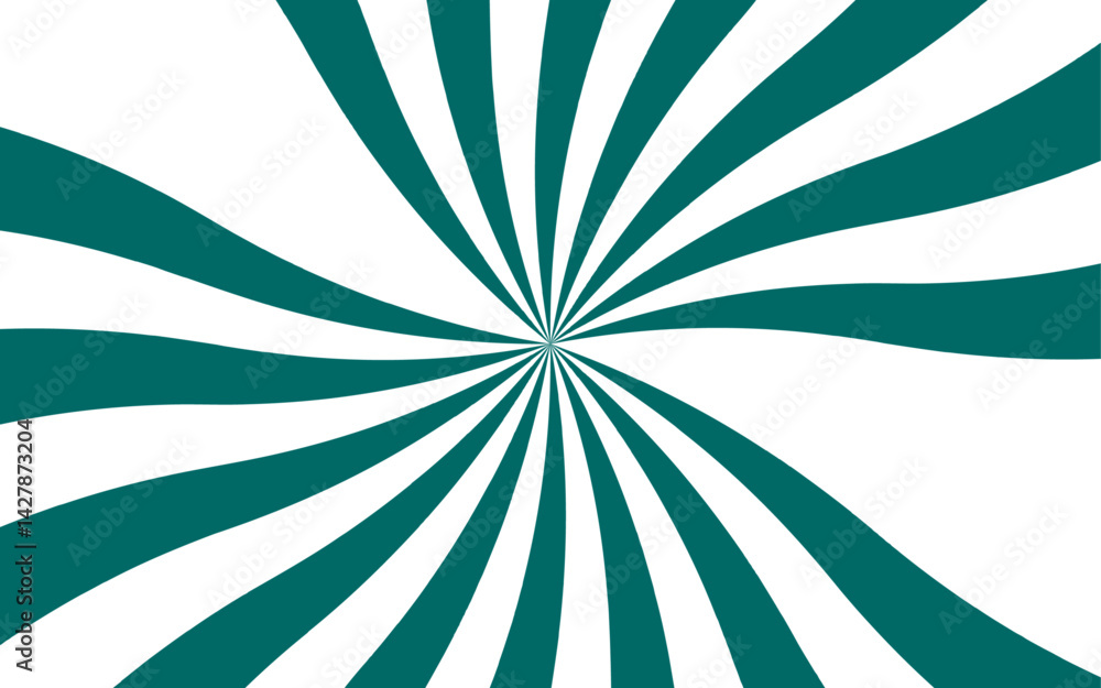 Fototapete abstract hypnotic swirl pattern with colorful and white curved rays. spiral sunburst and sunlight be
