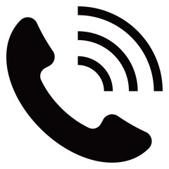 電話の受話器のアイコン