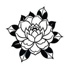 vector illustration of a flower