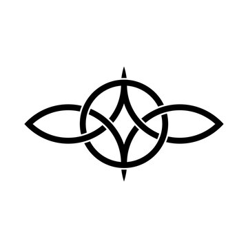Everlasting love symbol celtic knot template