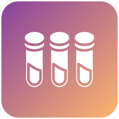 Vector Design Test Tubes Icon Style