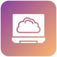 Vector Design Laptop Icon Style