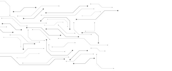 Grey white Abstract technology background, Hi-tech digital connect, Communication, High technology concept, Science background. 