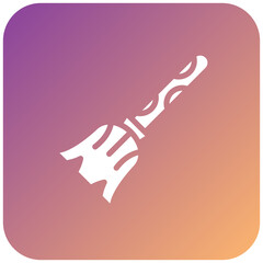 Obraz premium Vector Design Broomstick Icon Style
