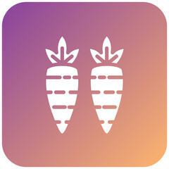 Vector Design Carrots Icon Style