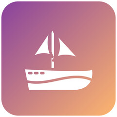 Vector Design Boat Icon Style