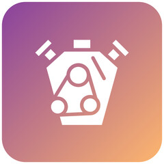 Obraz premium Engine Icon Style