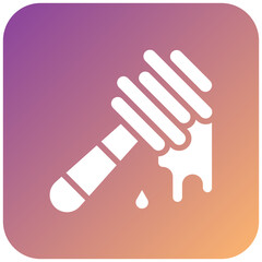 Obraz premium Honey Dipper Icon Style