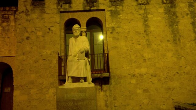 Sculpture of Ibn Rushd in Cordoba, Spain