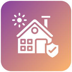 Home Insurance Icon Style