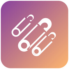 Safety Pin Icon Style