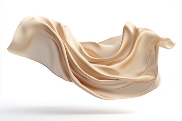 Soft, flowing fabric drapes elegantly