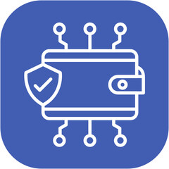 Secure Digital Wallet Icon