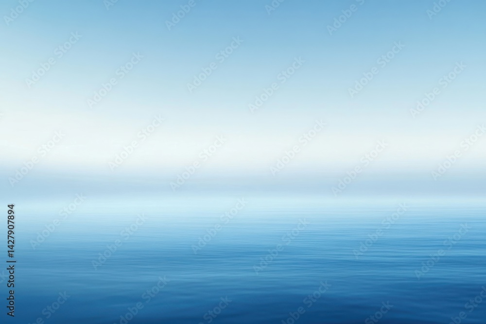 Poster calm azure gradient backdrop for tranquil designs and soothing projects