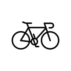 Obraz premium Minimalist Line Art Icon Set of Bicycle Styles