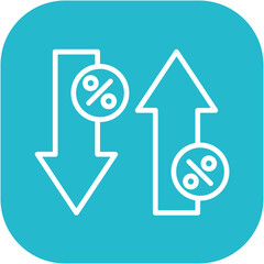 Interest Rate Changes Icon