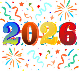 welcome 2026: festive new year celebration