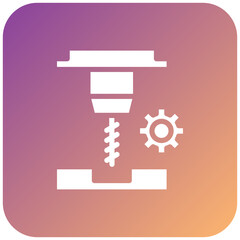 Cnc Machine Icon Style