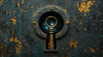 Cosmic Keyhole: Galaxy Key