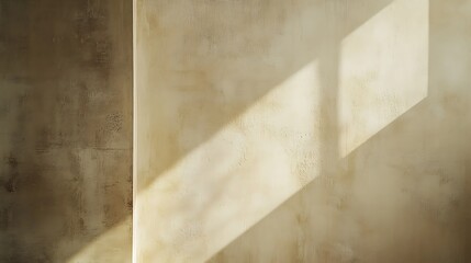 Fototapeta premium Neutral sand-toned wall with delicate tonal variations