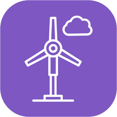Wind Turbine Icon