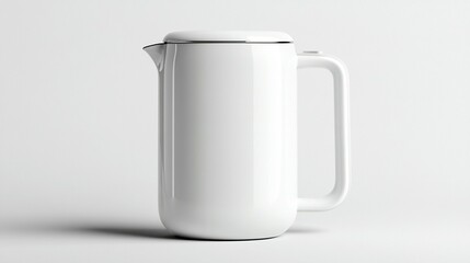 White Ceramic Coffee Carafe