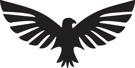 Eagle simple icon. Vector ICON all icon Viktor