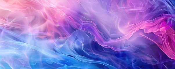 Obraz premium Abstract vivid colorful wave flowing express energetic texture. Seamless texture of vividness curve swirling convey sense of harmony and wonderful scene perfect for effect and graphic design. AIG61.