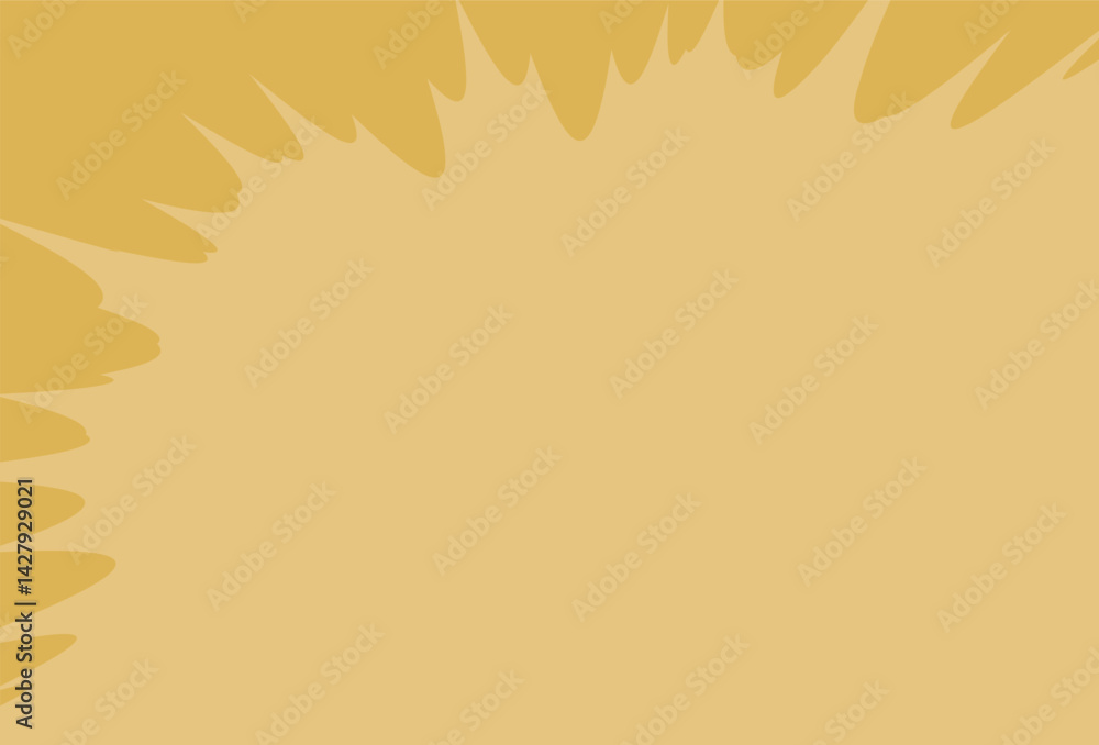 Poster yellow abstract background with soft layered geometric shapes and subtle textured design