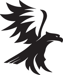 Eagle simple icon. Vector ICON all icon Viktor