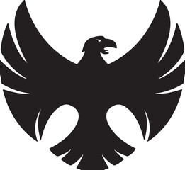 Eagle simple icon. Vector ICON all icon Viktor