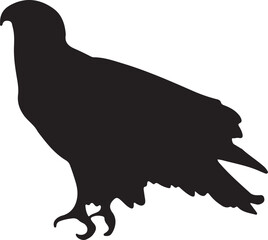 Eagle simple icon. Vector ICON all icon Viktor