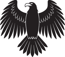 Eagle simple icon. Vector ICON all icon Viktor
