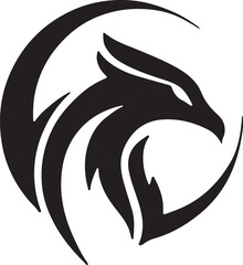 Eagle simple icon. Vector ICON all icon Viktor