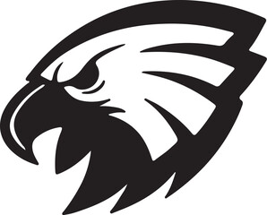 Eagle simple icon. Vector ICON all icon Viktor