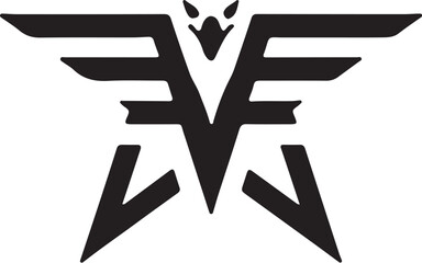 Eagle simple icon. Vector ICON all icon Viktor