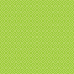 Green Greek key pattern a vibrant geometric maze