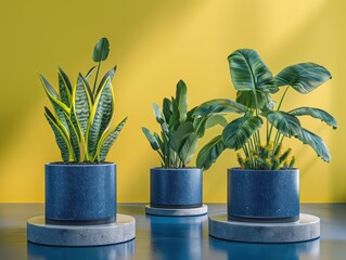 Potted plants indoor decor
