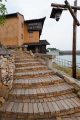 the old town on the river