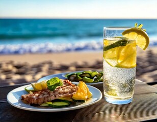 Healthy Water for Blood Type O Diet: Lemon Water and Tuna Recipes for Blood Type O Nutrition with Healthy Water Meals