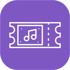 Concert Ticket Icon
