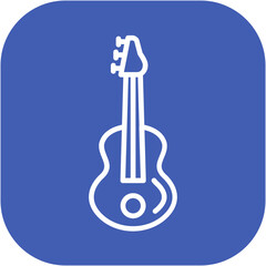 Naklejka premium Guitar Solo Icon