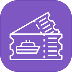 Cruise Ticket Icon