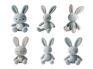 Cute plush bunny rabbit collection