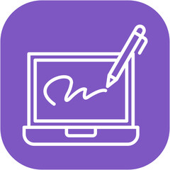 Digital Signature Icon