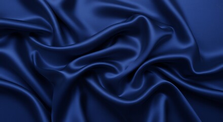 Obraz premium Blue Silk Fabric Texture