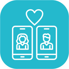 Online Dating Icon
