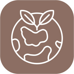 Eco Globe Icon